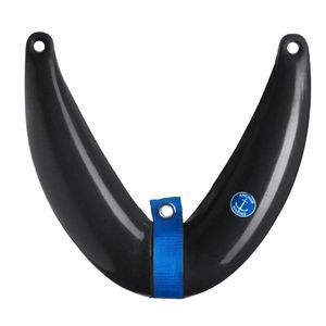 ANCHOR BOW FENDER  SLIMLINE 28 X 10 X 38CM - BLACK